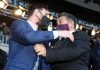 Emotivo abrazo entre Joan Laporta y Lionel Messi en la toma de posesión