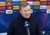 Ronald Koeman: “Estamos triste por estar eliminados, pero hay que destacar la actitud del equipo”