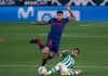 Atlético de Madrid empata con Betis y sigue siendo líder de España