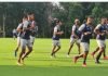 Selección de Honduras realiza último entrenamiento en San Pedro Sula antes de viajar a Denver, EEUU