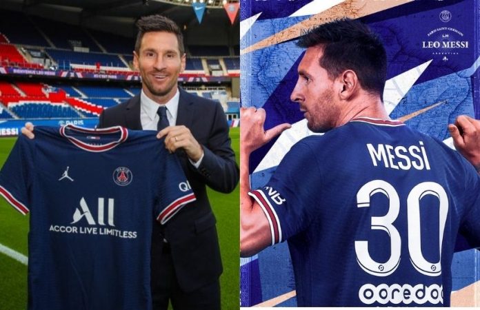 Lionel Messi ya luce la camisa del PSG y firmó un contrato ...