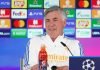Carlo Ancelotti: “Nos da mucha ilusión volver al Bernabéu en la Champions”