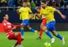 Cádiz con “Choco” Lozano en la cancha se dejan empatar por el Granada en los últimos minutos