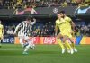 Juventus empató con Villarreal de visita y definirá su pase a cuartos de final de la Champions en su casa