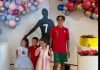 Así celebran el cumpleaños de Cristiano Ronaldo en lo intimo de su hogar