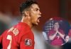 Cristiano Ronaldo anota doblete a selección de Suiza y su madre llora de la emoción