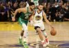 Warriors vence a Celtics en el segundo partido de la final de la NBA que está empatada 1-1