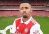 Gabriel Jesus es nuevo jugador del Arsenal de la Premier League