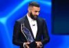 Karim Benzema fue elegido el mejor jugador de la UEFA