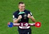 Australia vence 1-0 a Túnez en su segundo partido en el Mundial y sueña con octavos de final