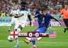 Estados Unidos se paró como gigante y empató sin goles con Inglaterra