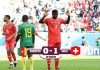 Suiza con lo justo derrotó 1-0 a Camerún en su primer partido en el Mundial de Qatar