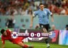 Uruguay no tuvo su mejor debut en el Mundial de Qatar al empatar sin goles con Corea del Sur