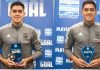 Luis Palma recibe los reconocimientos de MVP del mes en la Liga de Grecia y el mejor gol de la jornada