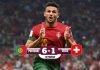 Portugal destrozó 6-1 a Suiza y clasificó a los cuartos de final del Mundial de Qatar