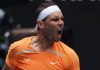 Rafael Nadal sufre, pero logra un triunfo en su primer partido en el Abierto de Australia
