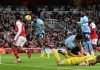 Arsenal empató 1-1 con el Brentford y cedió terreno al Manchester City que es segundo en la Premier League