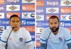 Edrick Menjívar y «El Mango» Sanchez brindan conferencia de prensa de Olimpia previo al juego ante Olancho FC