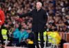 Carlo Ancelotti: “Ellos no hicieron nada para marcar, tuvieron suerte en un rebote”