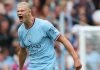 Con hat-trick de Haaland El City goleó 6-0 al Burnley en la FA Cup