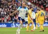 Inglaterra venció a Ucrania y es líder de su grupo en la eliminatoria de la Euro