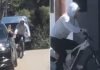 Lionel Messi fue captado paseando en bicicleta por las calles de Barcelona