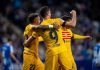 Barcelona derrotó 4-2 al Espanyol y se coronó campeón de España