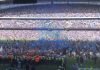 Así celebran los hinchas de Manchester City en Etihad la obtención de la tercera Premier League consecutiva; invadiendo el cesped