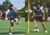 Lionel Messi y Sergio Busquets disfrutan entrenando con el Inter de Miami