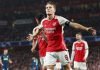 Arsenal inicia la Champions League goleando 4-0 al PSV Eindhoven