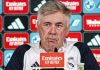 Carlo Ancelotti: “Queremos ganar el derbi, queremos sumar puntos e intentar ganar la Liga”