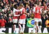 Arsenal recuperó su fútbol y dio paliza de 5-0 al Crystal Palace