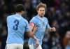 Manchester City goleó al Huddesfield Town en la Copa de Inglaterra en el regreso de Kevin de Bruyne
