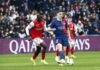 PSG con Mbappé de suplente tropezó y empató con Reims en la Liga de Francia