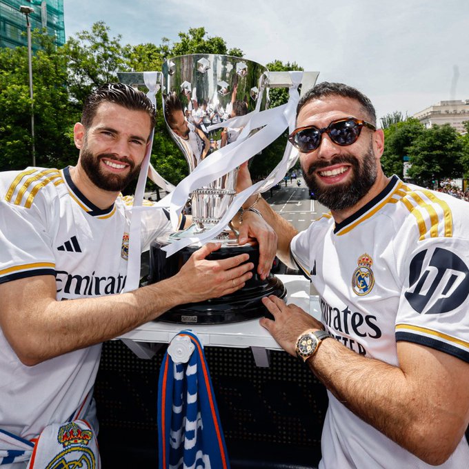 Real Madrid celebra el título en las calles de la ciudad.