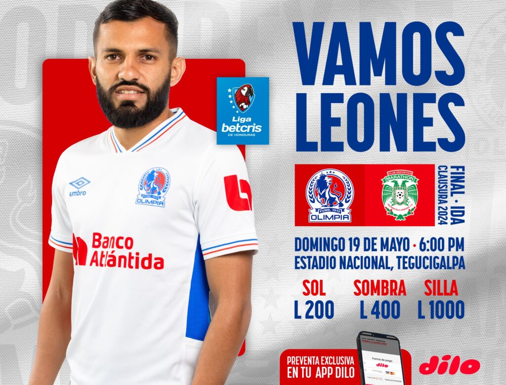 Olimpia anuncia día y precios de la final de ida ante Marathón que se realizará en el estadio Nacional de Tegucigalpa.