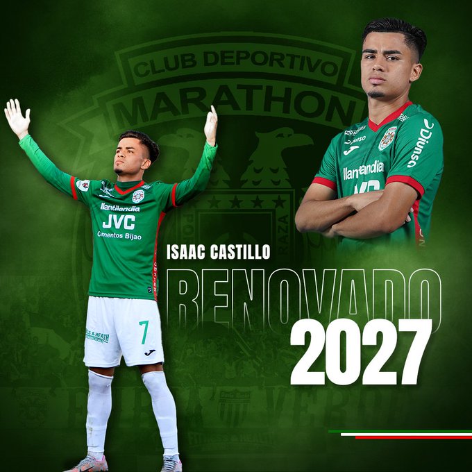 Isaac Castillo renueva contrato con Marathón.