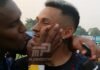 Andy Najar otra víctima de Beckeles; Acá el beso que le dio el defensor tras ganar la Copa 38