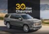 Aprovecha la increíble promoción “30 DÍAS CHEVROLET”