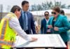 Presidenta Castro supervisa construcción de búnker oncológico en Hospital San Felipe