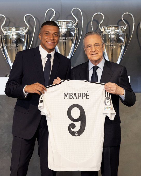 Kylian Mbappé fue presentado como nuevo jugador del Real Madrid.