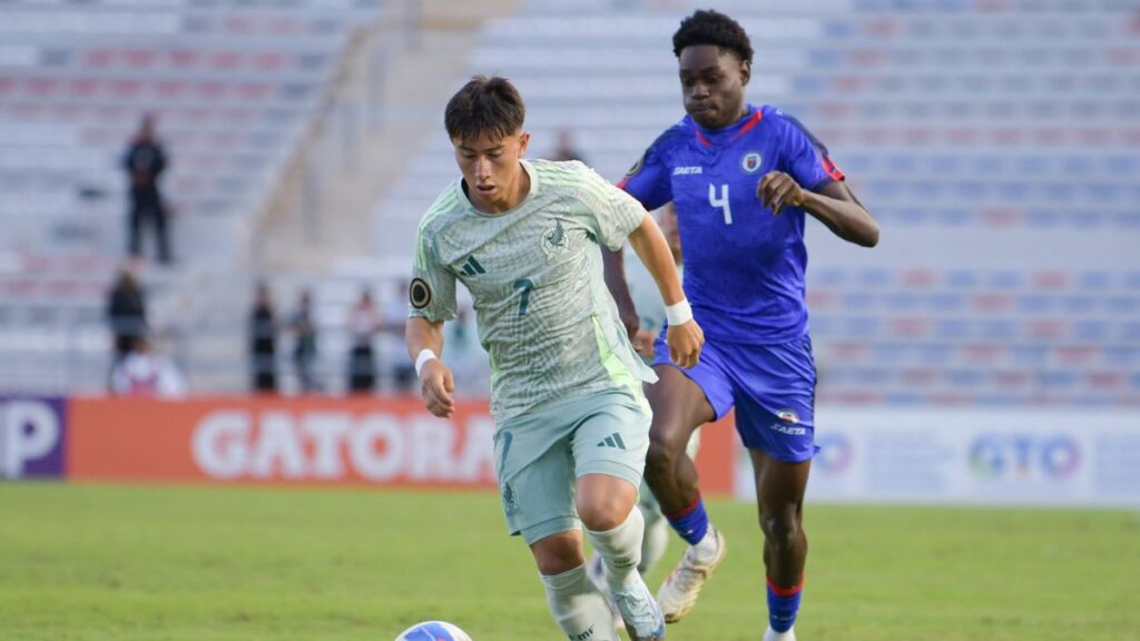 México cumple y golea a Haití en su primer juego en el Premundial Sub-20.