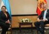 Xiomara Castro se reúne con el Rey de España en el marco de la investidura presidencial de Nayib Bukele