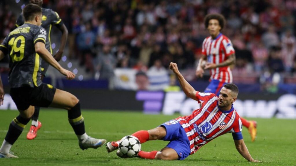 Atlético de Madrid fue sorprendido y perdió ante Lille en la Champions League