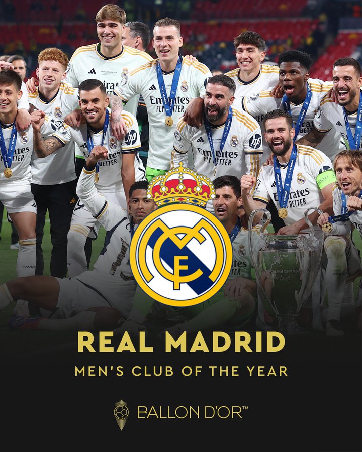 Real Madrid elegido el mejor equipo del Mundo