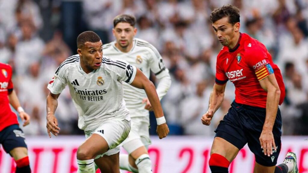 Real Madrid recupera la memoria y golea al Osasuna en la Liga de España