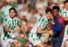 Barcelona falla de visita y empata con Betis en partido de la Liga de España