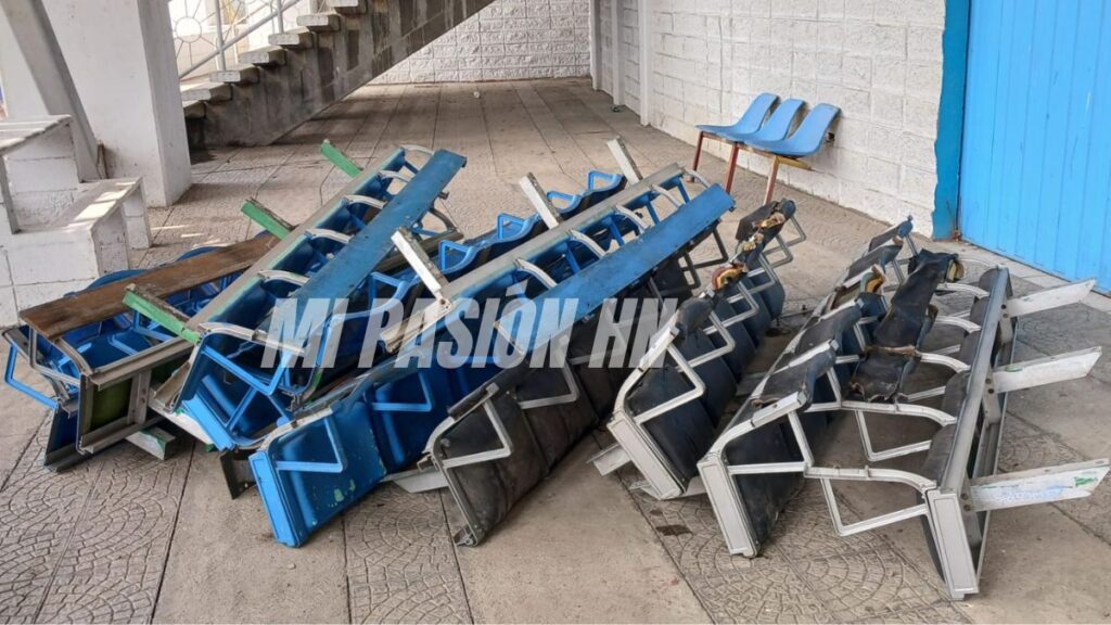 Estadio Olímpico en el abandono; inéditas fotografías del histórico escenario deportivo de San Pedro Sula