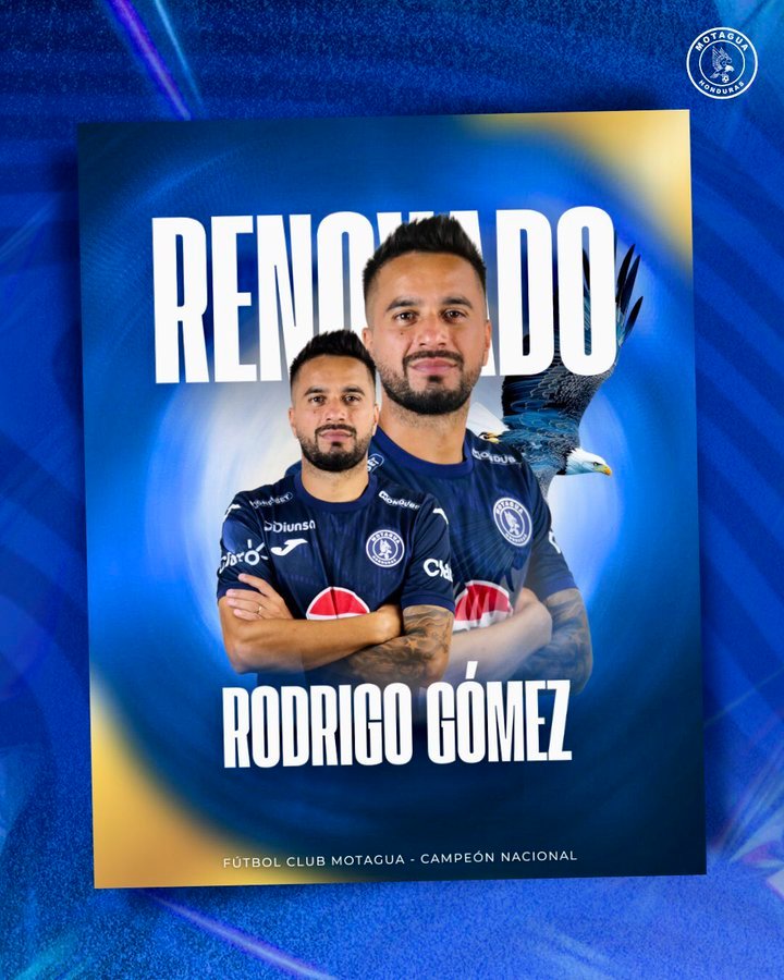 Motagua anuncia que Droopy Gómez renueva contrato con el club