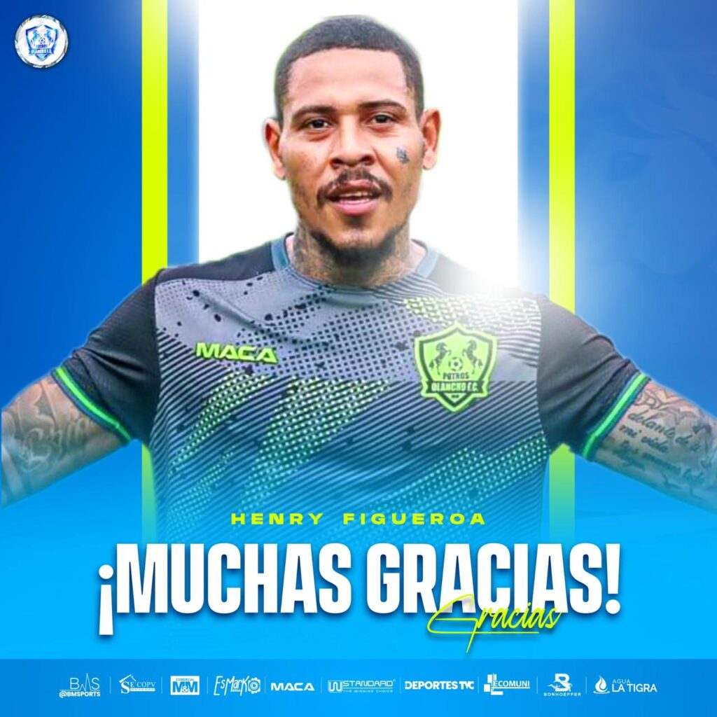 Olancho FC anuncia baja de Henry Figueroa para el torneo Clausura